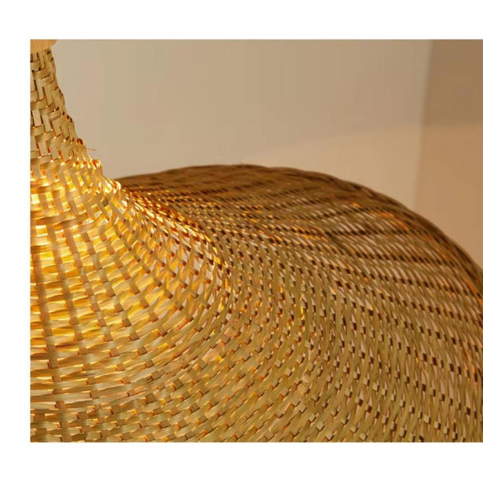 Suspension en Rotin Ondulée 50 cm