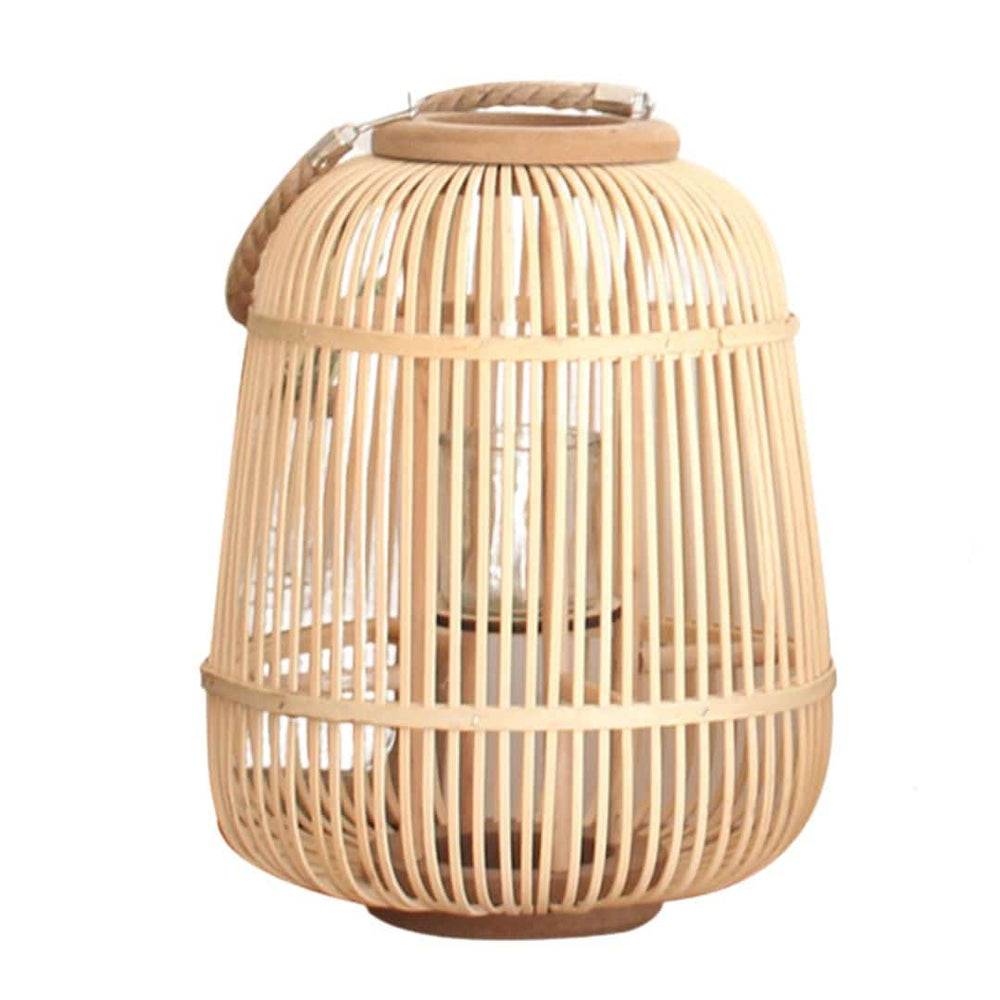 Lanterne Rotin de Style Vintage