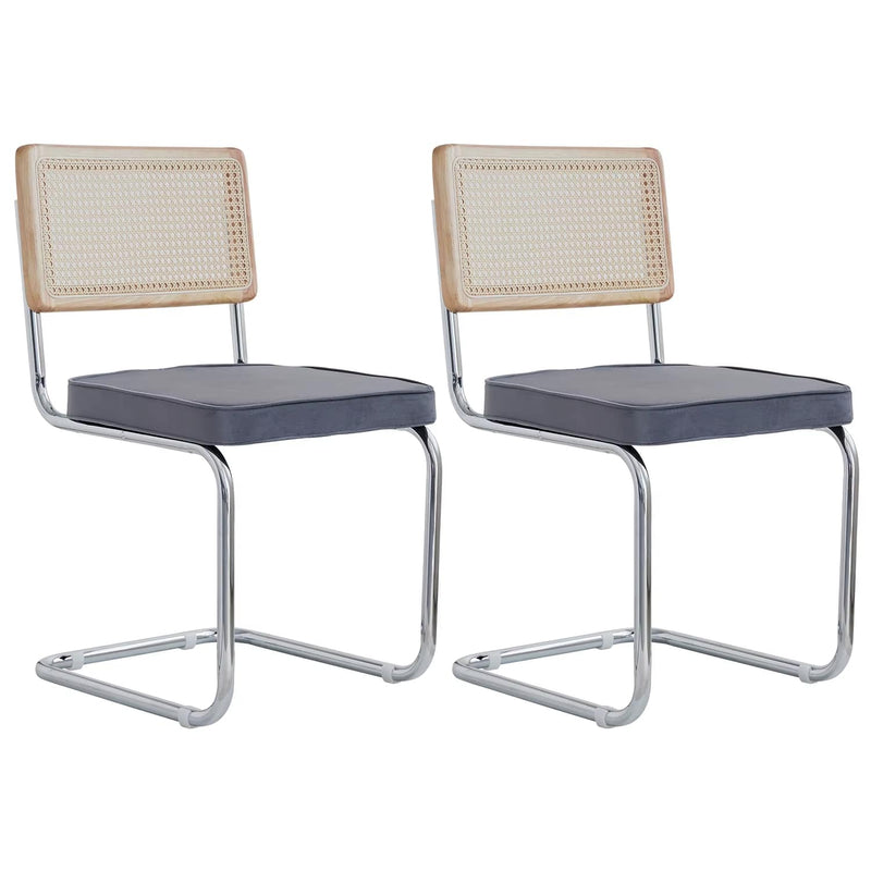 Lot de 2 Chaises Osier Modernes et Confortables