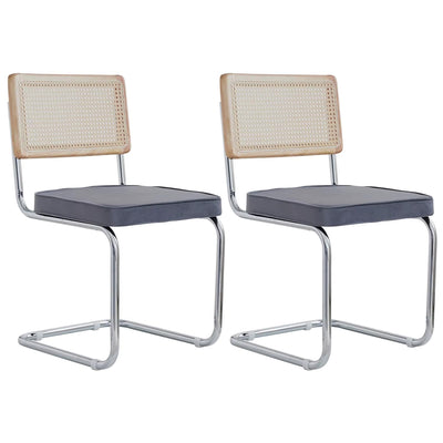 Lot de 2 Chaises Osier Modernes et Confortables