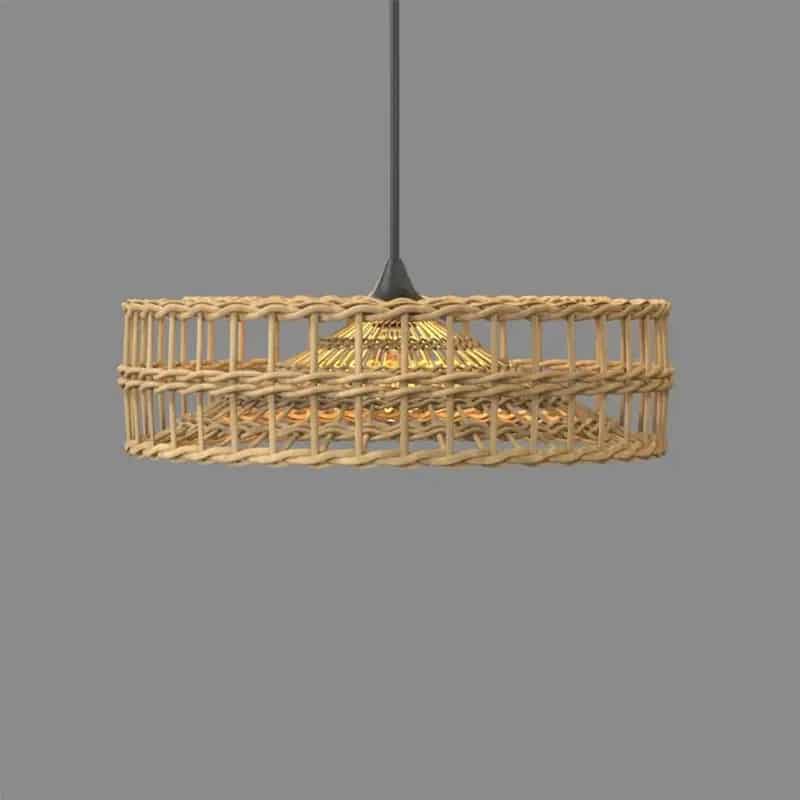 Suspension Rotin Design et Moderne